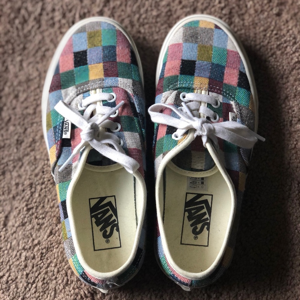 Patchwork Checkerboard Vans